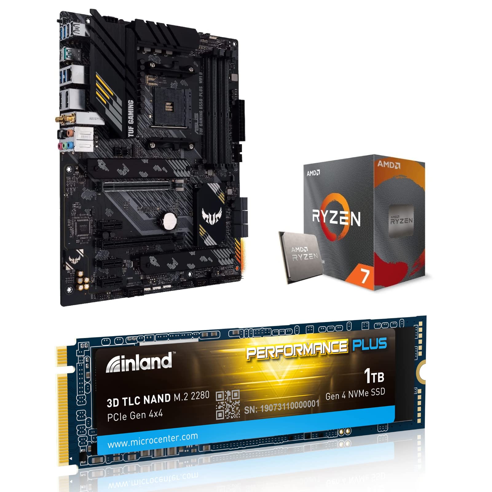 Amazon.com: INLAND Micro Center AMD Ryzen 7 5700X - Procesador de